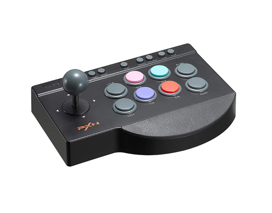 PXN PXN-0082 Plug-and-Play Universal Arcade Stick Controller with Dual Function Joystick and D-Pad Mode