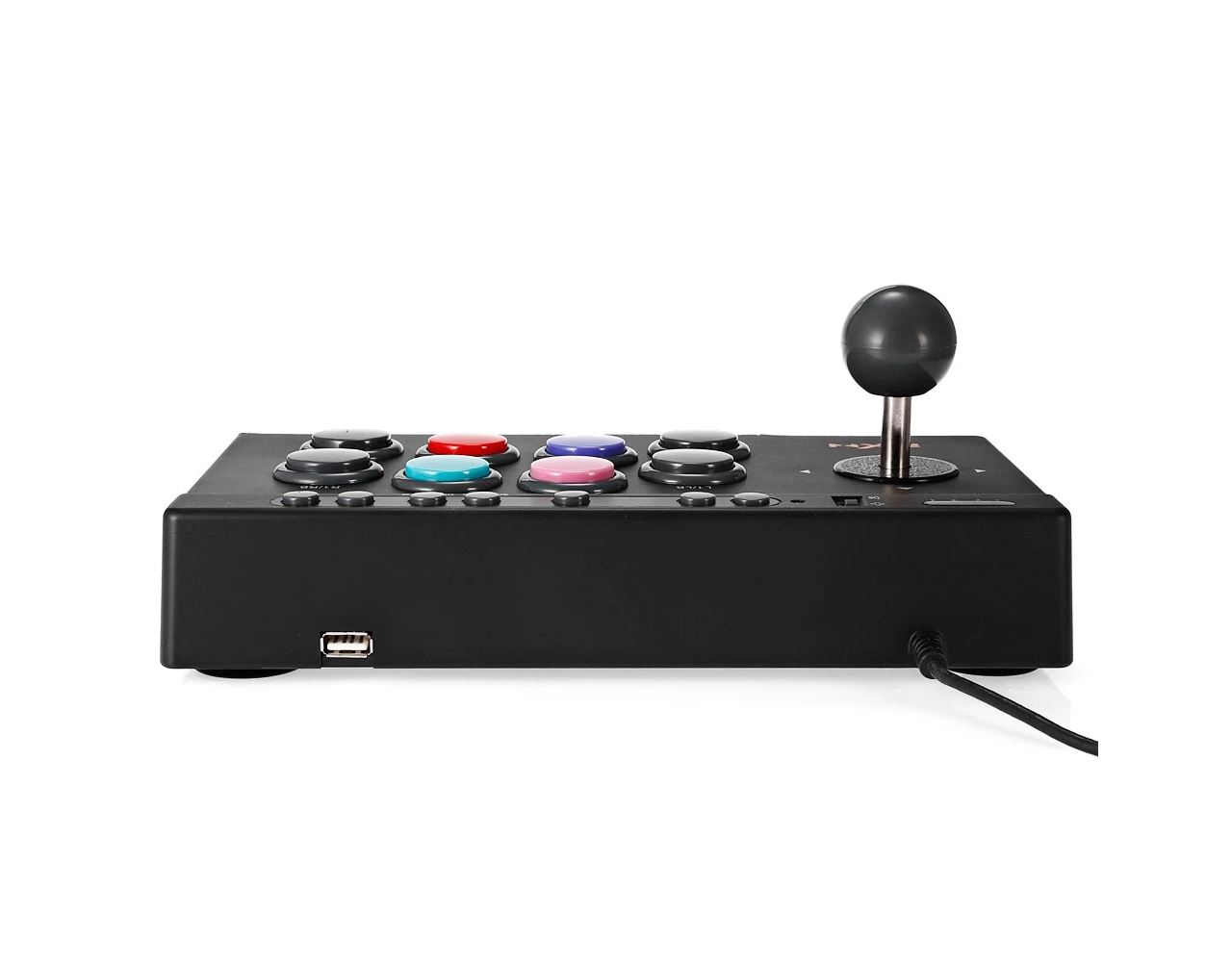 PXN PXN-0082 Plug-and-Play Universal Arcade Stick Controller with Dual Function Joystick and D-Pad Mode