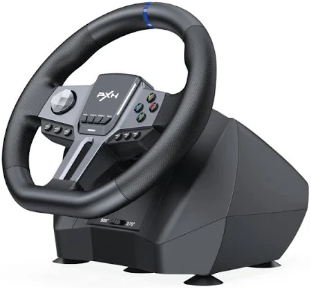 PXN V9 GEN 2 Adjustable Steering Rotation 270° and 900° RGB Magnetic Encoder Steering Wheel With Pedals and Shifter For PC / PS / Xbox / Switch