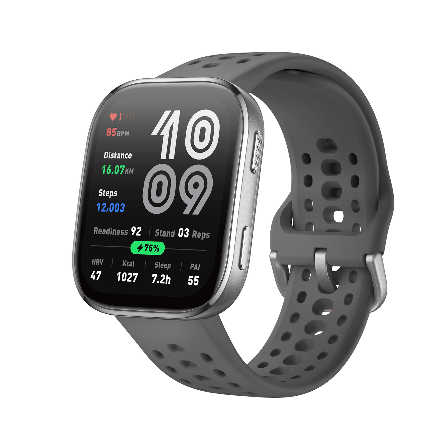Amazfit Bip 6 Smart Watch 46mm with Outdoor Offline Maps and Navigation, Fitness Tracker Support 140+ Workout Modes Charcoal