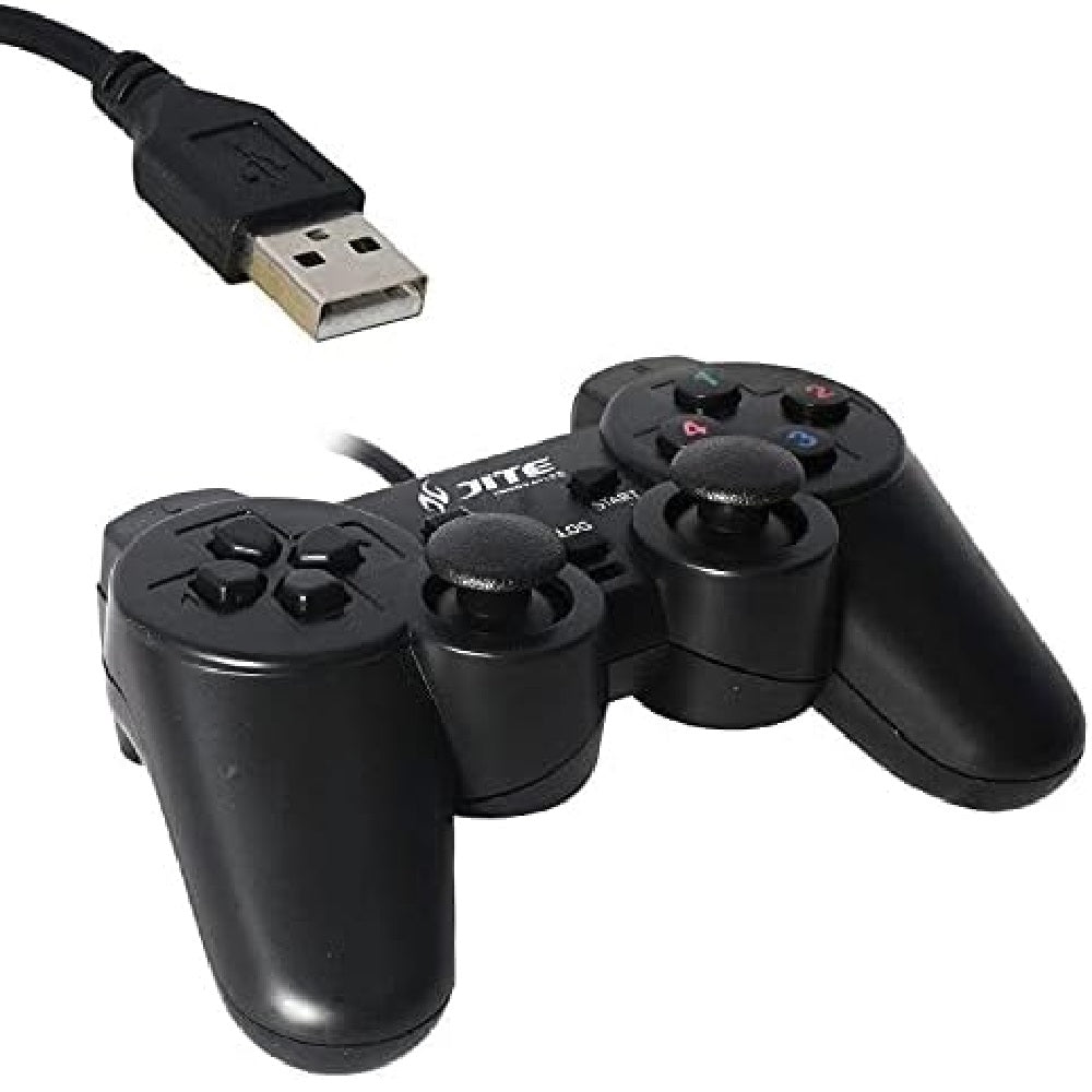 JITE KD208 RumblePad | Plug & Play | USB | Wired PC Gaming Controller