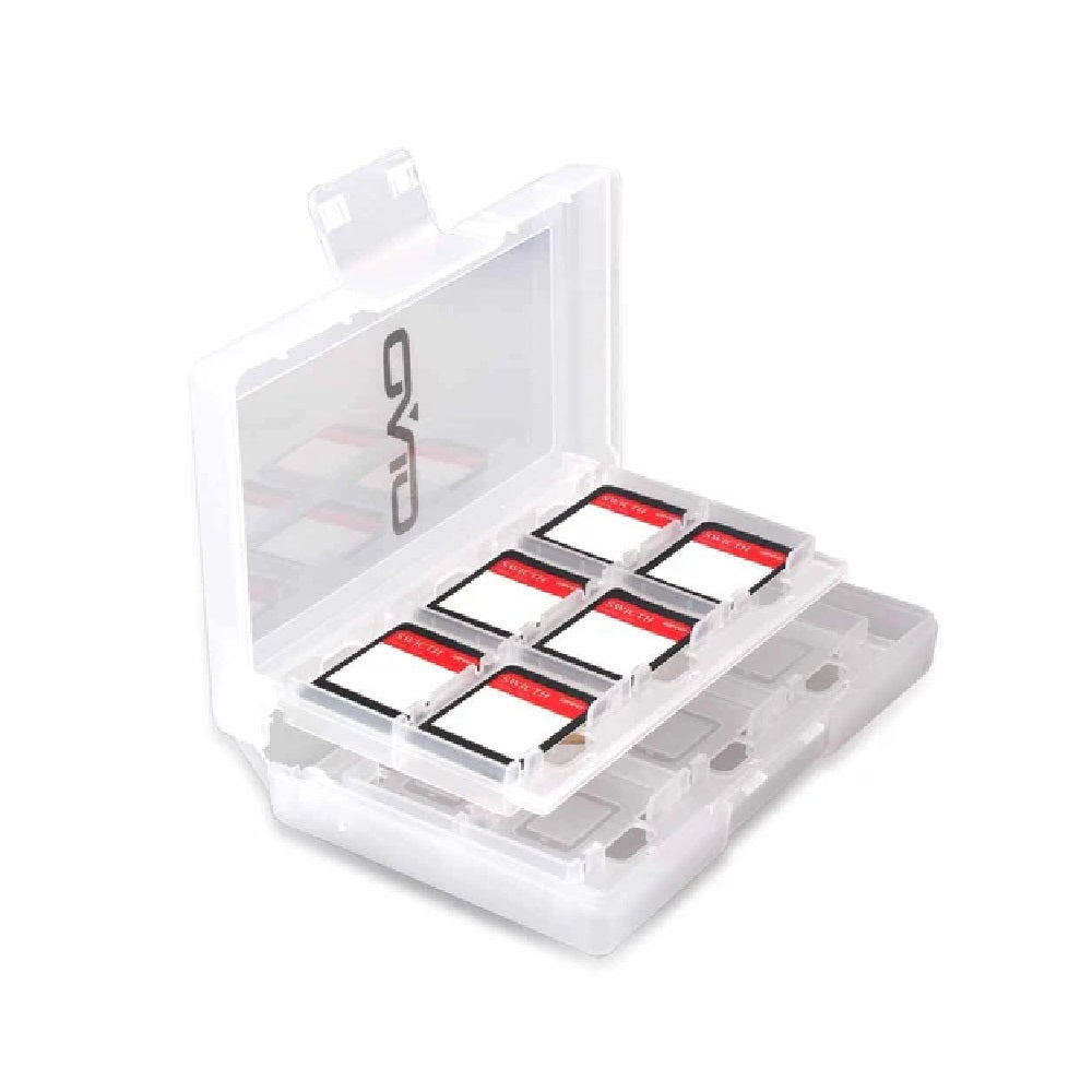 OIVO IV-SW029 24 Slots Game Card Case For Nintendo Switch (White)