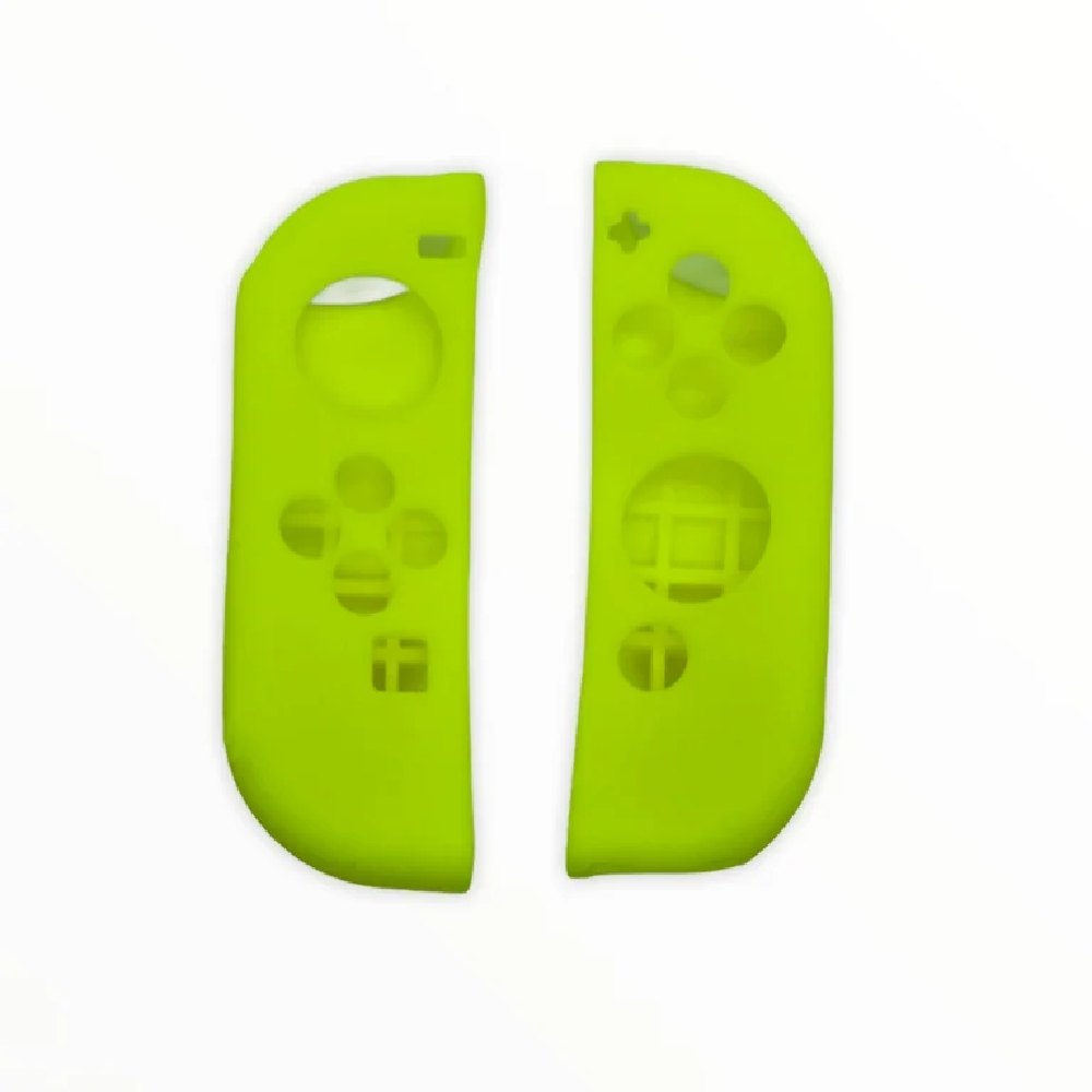 Silicone Sleeve Protective Case For Nintendo Switch Joy-Con (L)/(R) (Neon Yellow)