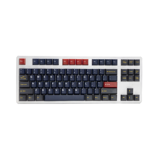 TAI-HAO Double Shot 113 Keycaps Set | ABS | Cubic OEM Profile | US Layout | Cherry MX Switch Types | Keyboard Keycaps (Midnight Sun)