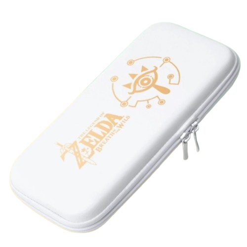 Nintendo Switch Slim Hard Carry Pouch For Nintendo Switch V1 / V2 / OLED (The Legend Of Zelda: Breath Of The Wild White Edition)