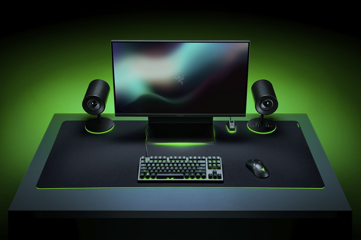 RAZER Gigantus V2 | Anti-slip Base | Soft Micro-weave Cloth Surface | Ultra Large | Thick & High Dense Rubber Foam | Gaming Mousepad (Black / 1200mm x 550mm x 4mm)
