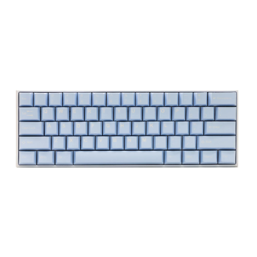 TAI-HAO Double Shot 150 Keycaps Set | ABS | Cubic OEM Profile | US Layout | Cherry MX Switch Types | Keyboard Keycaps (Blue Glacial Lake)