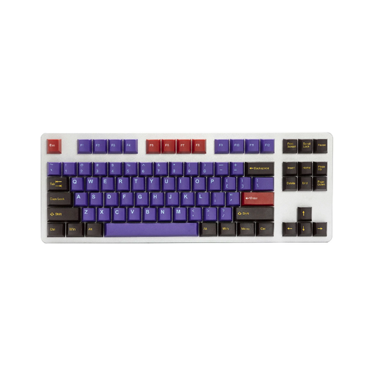 TAI-HAO Double Shot 113 Keycaps Set | ABS | Cubic OEM Profile | US Layout | Cherry MX Switch Types | Keyboard Keycaps (Chocolate Factory)