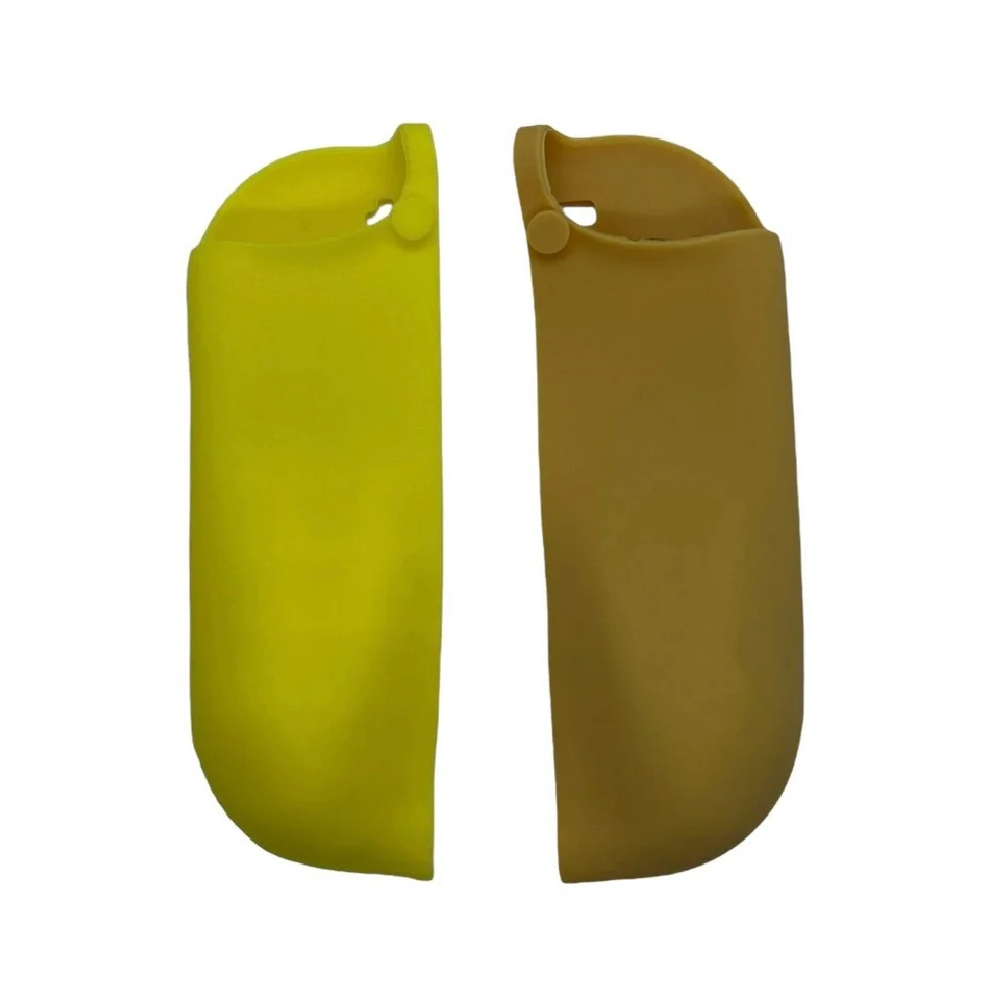 Silicone Sleeve Protective Case For Nintendo Switch Joy-Con (L)/(R) (Brown Yellow)