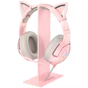 ONIKUMA ST-1 | Stable | Anti-slip | ABS | Gaming Headset Stand (Pink)