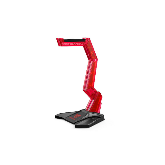 ONIKUMA ST-3 | Unique Design | Removable Soft Silicone | Anti-slip Base | Plastic Acrylic | Gaming Headsets Stand (Red)