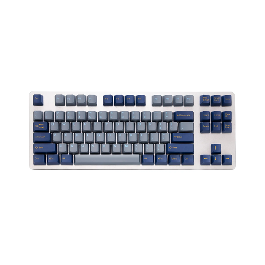 TAI-HAO Double Shot 119 Keycaps Set | PBT | Cubic OEM Profile | US Layout | Cherry MX Switch Types | Keyboard Keycaps (Dark Tunnel)