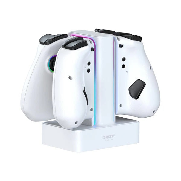 OMELET GAMING Pro+ Dock Charger For Nintendo Switch V1 / V2 / OLED (Snow White)