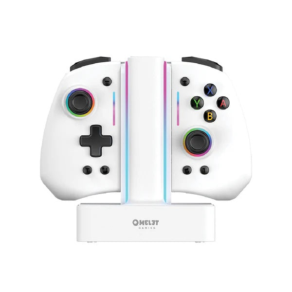 OMELET GAMING Pro+ Dock Charger For Nintendo Switch V1 / V2 / OLED (Snow White)