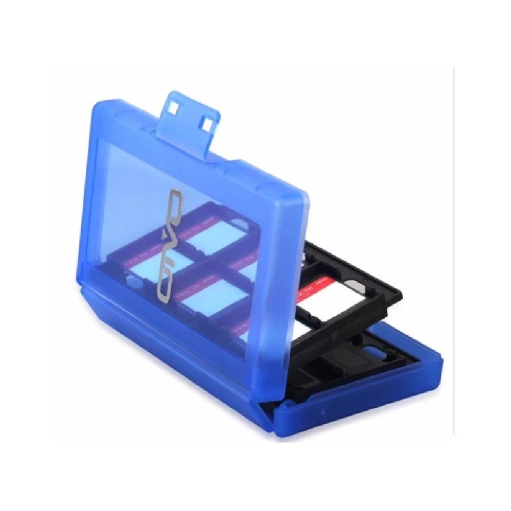 OIVO IV-SW029 24 Slots Game Card Case For Nintendo Switch (Blue)