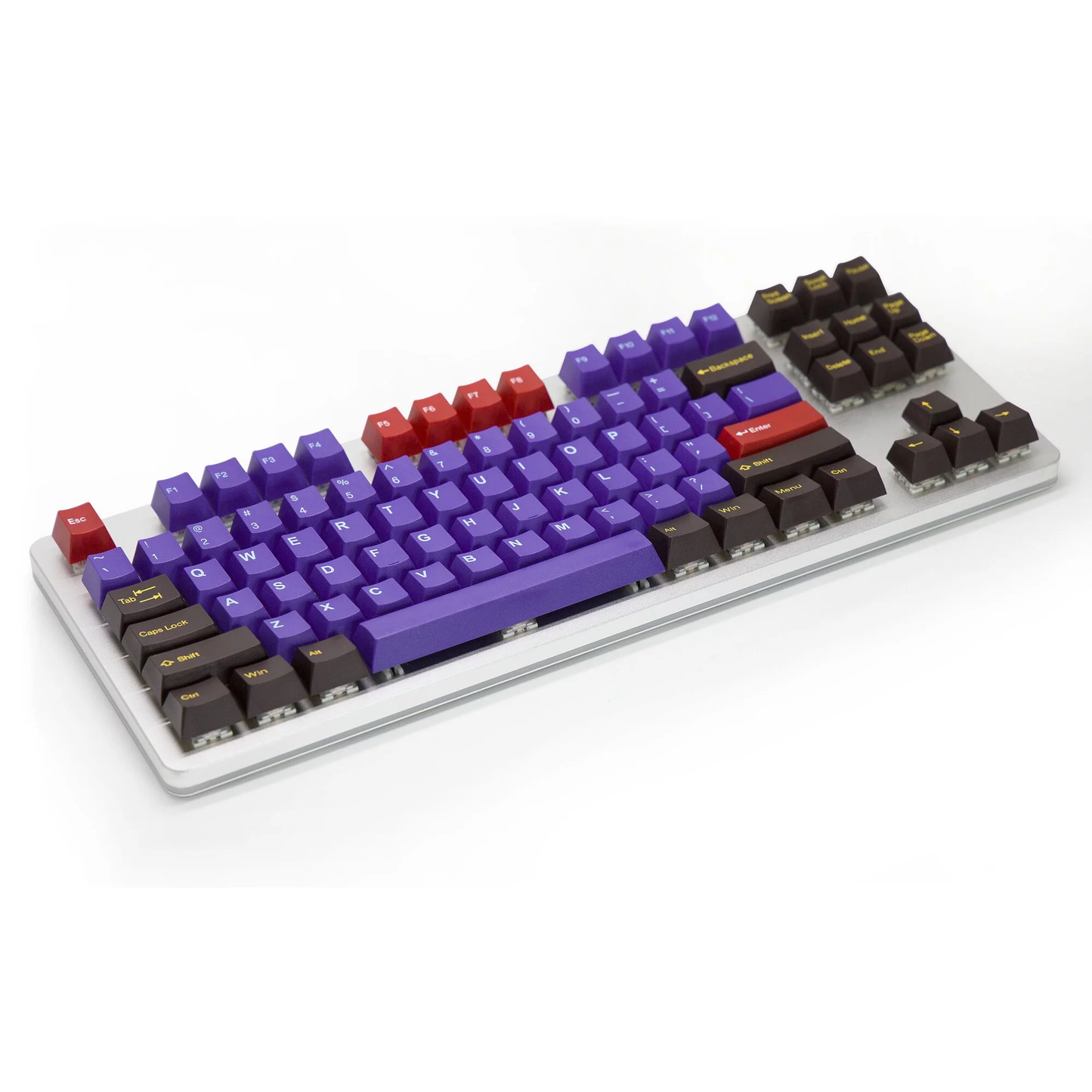 TAI-HAO Double Shot 113 Keycaps Set | ABS | Cubic OEM Profile | US Layout | Cherry MX Switch Types | Keyboard Keycaps (Chocolate Factory)
