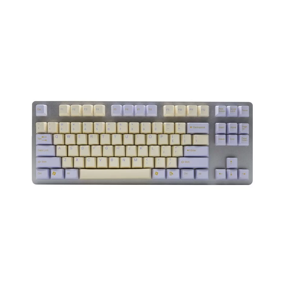 TAI-HAO Double Shot 150 Keycaps Set | PBT | Cubic OEM Profile | US Layout | Cherry MX Switch Types | Keyboard Keycaps (Mermaid Kiss)