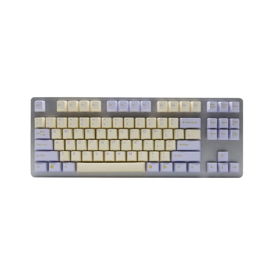 TAI-HAO Double Shot 150 Keycaps Set | PBT | Cubic OEM Profile | US Layout | Cherry MX Switch Types | Keyboard Keycaps (Mermaid Kiss)