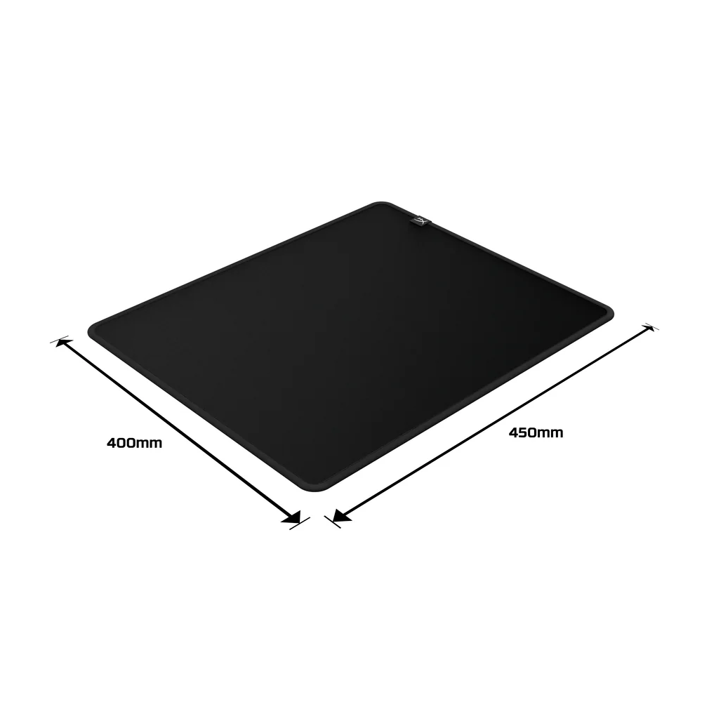 HYPERX Pulsefire Mat | Anti-slip Rubber Base | Cloth Surface | High Precision & Durable Surface| Anti-fray Stitching | Gaming Mousepad (Black / 450mm x 400m x 3mm)