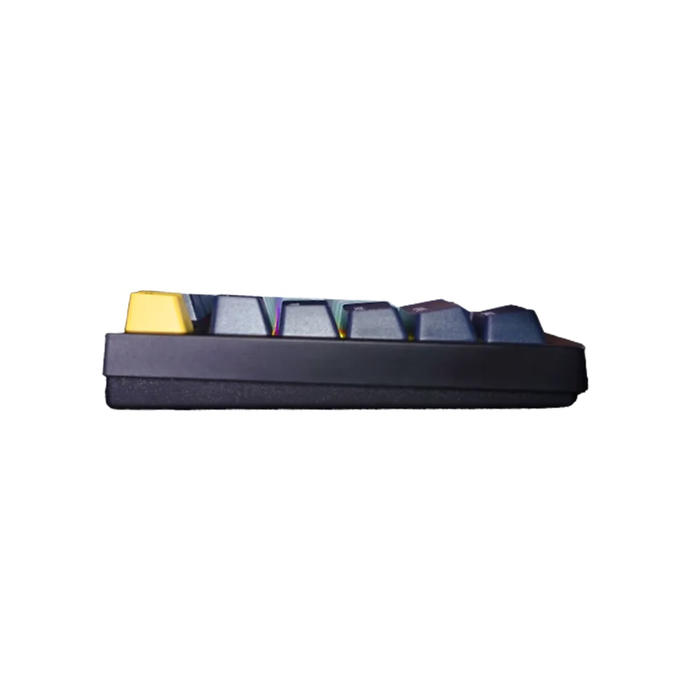 FANTECH MK874 V2 Atom 63 | Mechanical Switches | 63 Keys | 26 Keys Anti-Ghosting | 17 RGB Modes | 3-PIN Hot Swap | Wired RGB Gaming Keyboard (Mizu Skyblue Edition)