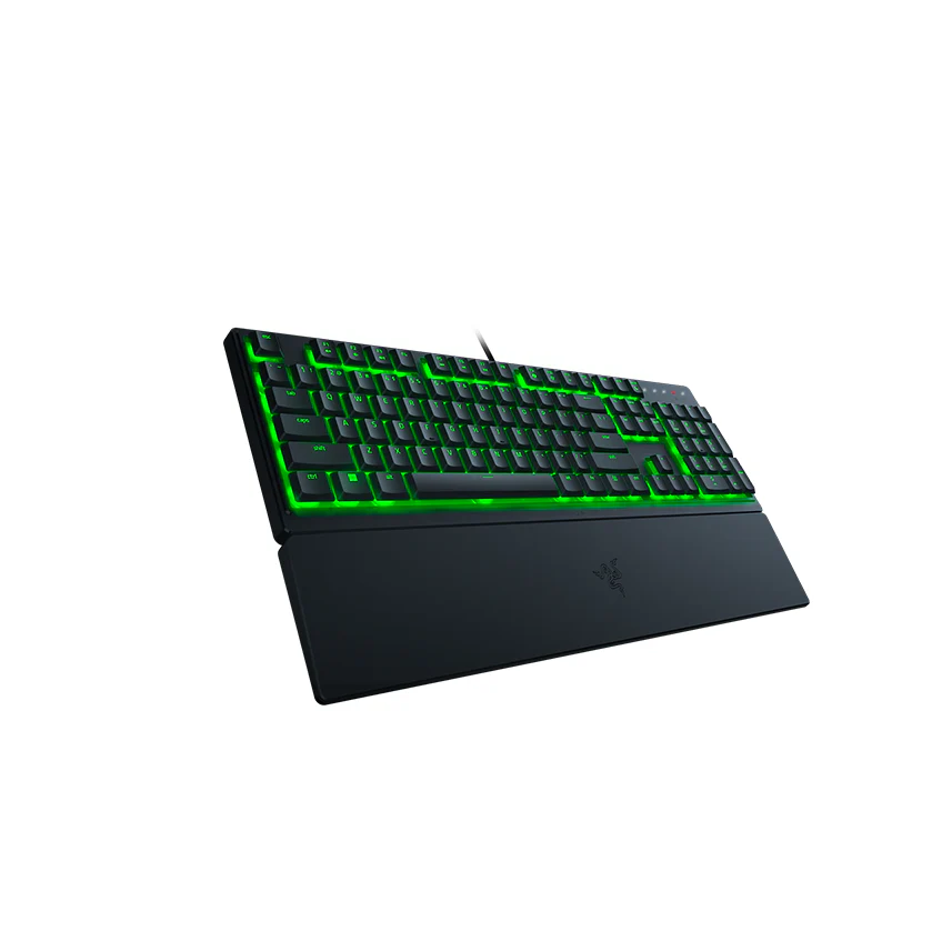 RAZER Ornata V3 X | Razer Silent Membrane Switches | UV-coated Keycaps | Ergonomic & Low Profile | Programmable Keys | Wired RGB Gaming Keyboard