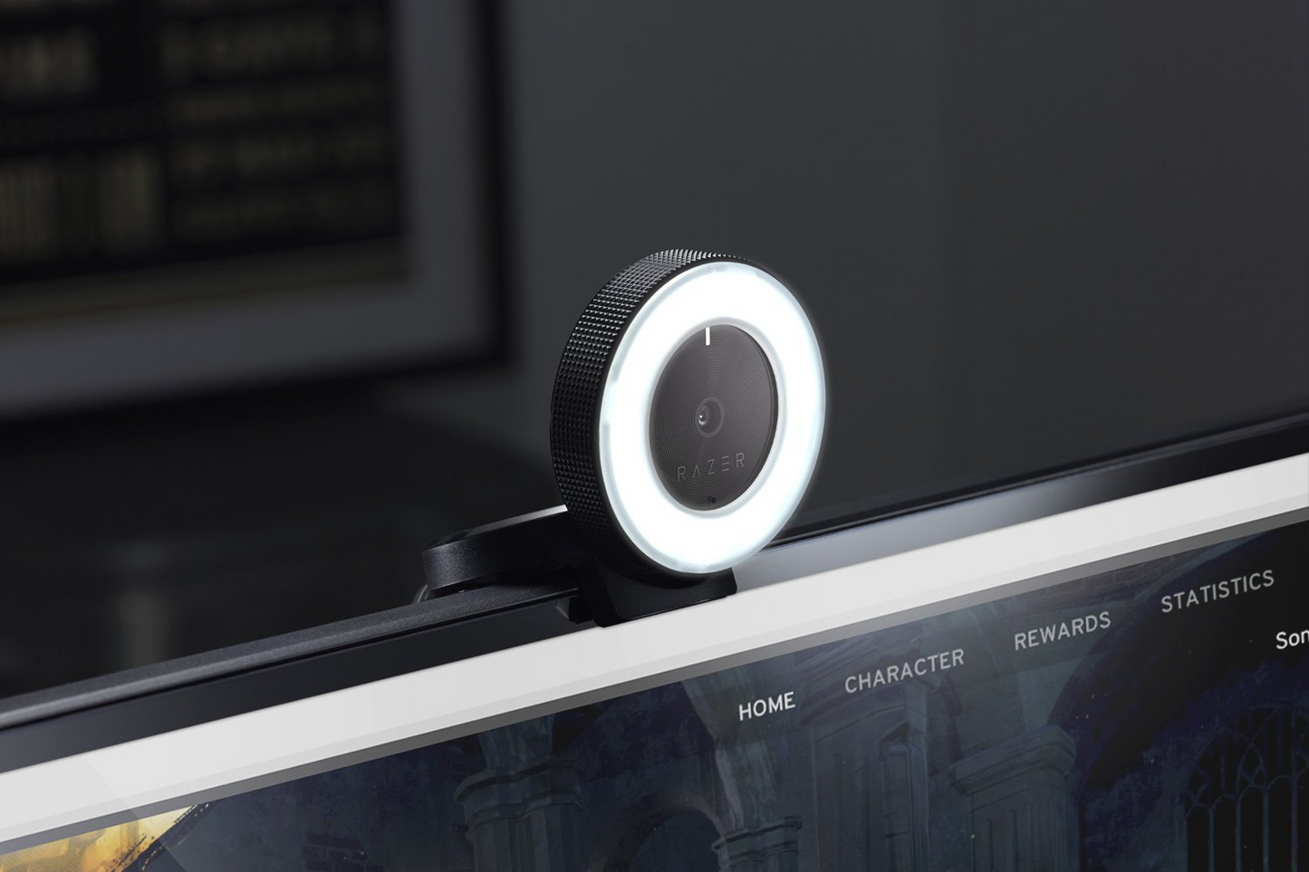 RAZER Kiyo | 1080 30FPS | 720 60FPS | Autofocus | Built-in 5600K Ring Light | Wired Gaming & Streaming Webcam
