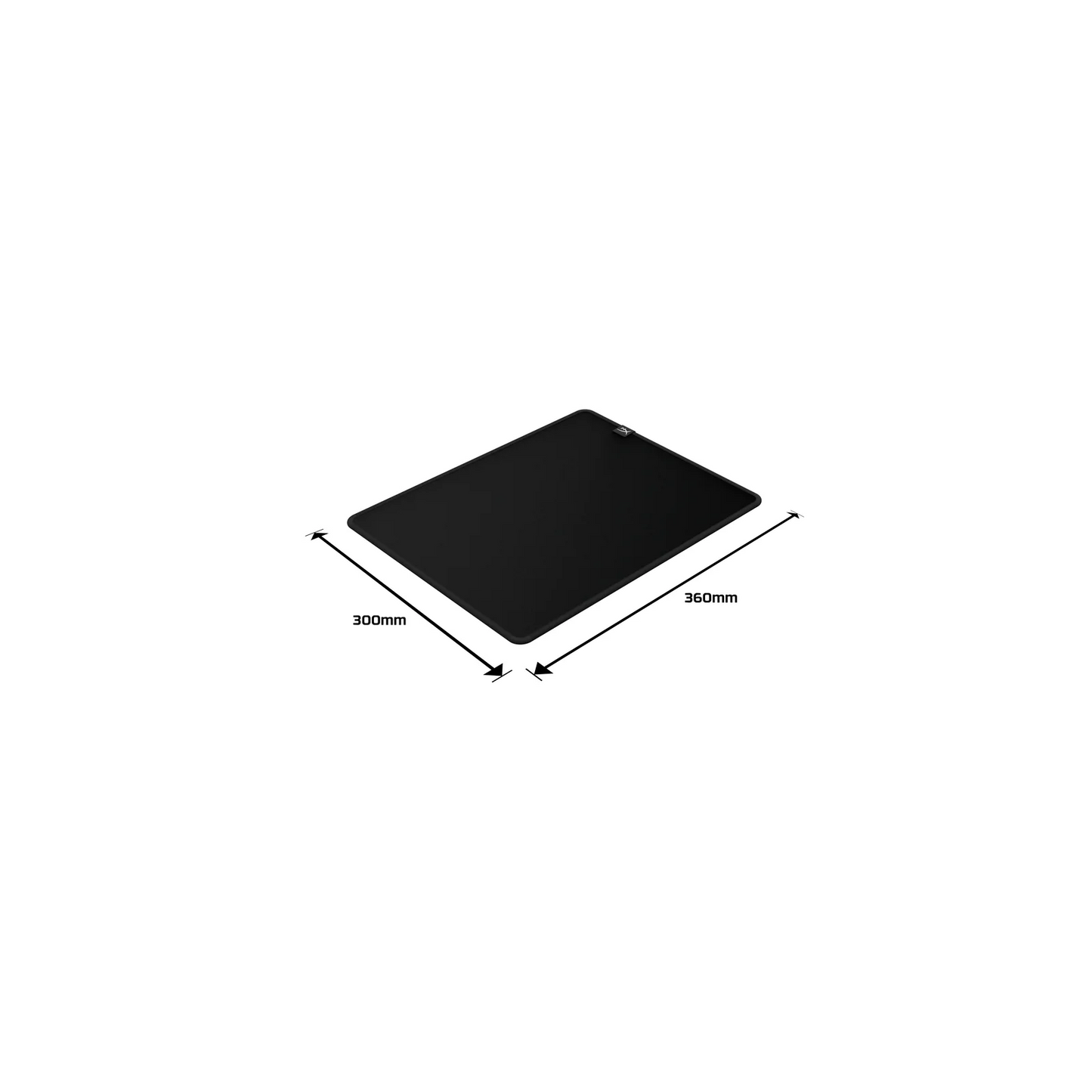 HYPERX Pulsefire Mat | Anti-slip Rubber Base | Cloth Surface | High Precision & Durable Surface| Anti-fray Stitching | Gaming Mousepad (Black / 360mm x 400m x 3mm)