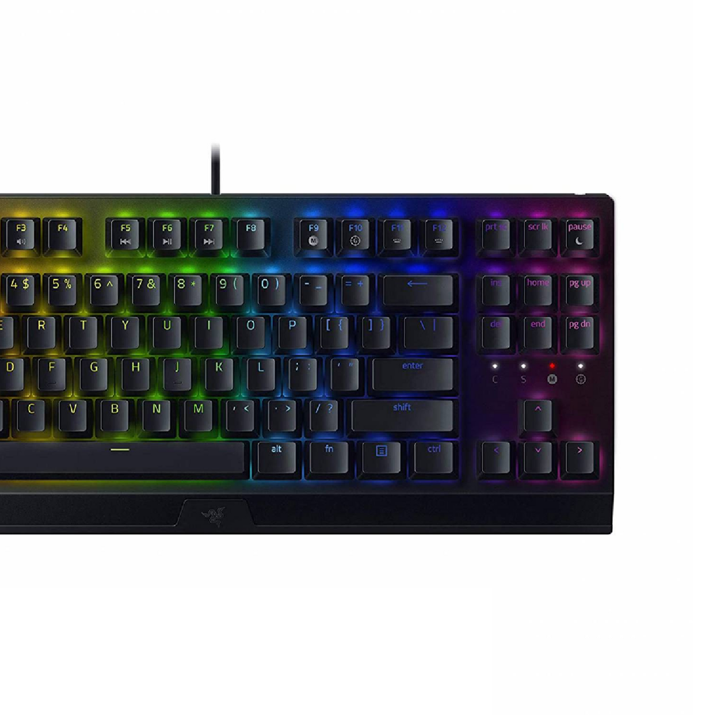 RAZER BlackWidow V3 | Razer Green Mechanical Switches | TKL | Programmable Keys | Aluminum Construction | Wired RGB Gaming Keyboard