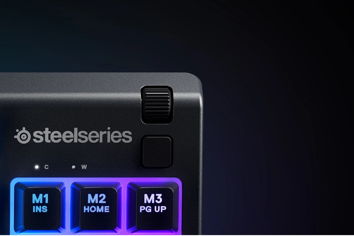 STEELSERIES Apex 3 | Silent Switches | Water Resistant | TKL | Multimedia Controls | PrismSync Lighting | Anti-Ghosting | Three-ways Cable Routing | Wired RGB Gaming Keyboard