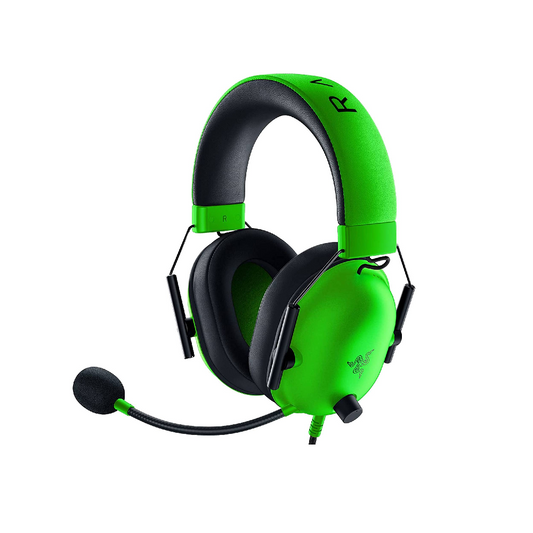 RAZER BlackShark V2 X | Razer Triforce 50mm Drivers | Fixed Razer Hyperclear Cardioid Mic | 7.1 Surround Sound | Advanced Passive Noise Cancellation | Wired Gaming Headphones & Headsets (Green)