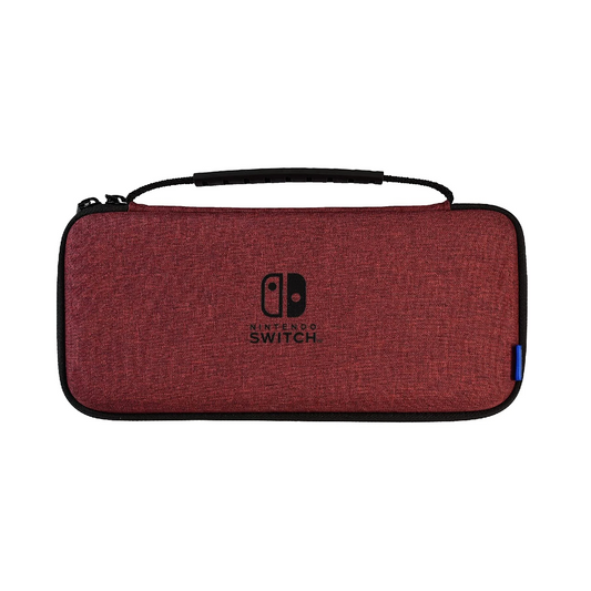 HORI Nintendo Switch Slim Tough Pouch Plus | Compact | Lightweight | Official Licensed Pouch For Nintendo Switch (Red)