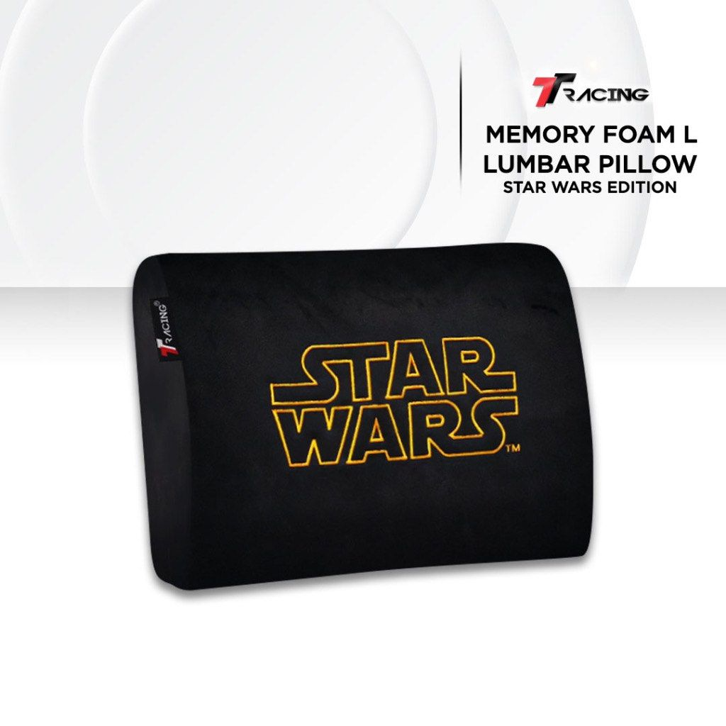 TTRacing L Size Memory Foam Lumbar Pillow with Cooltec Gel (Star Wars Edition)