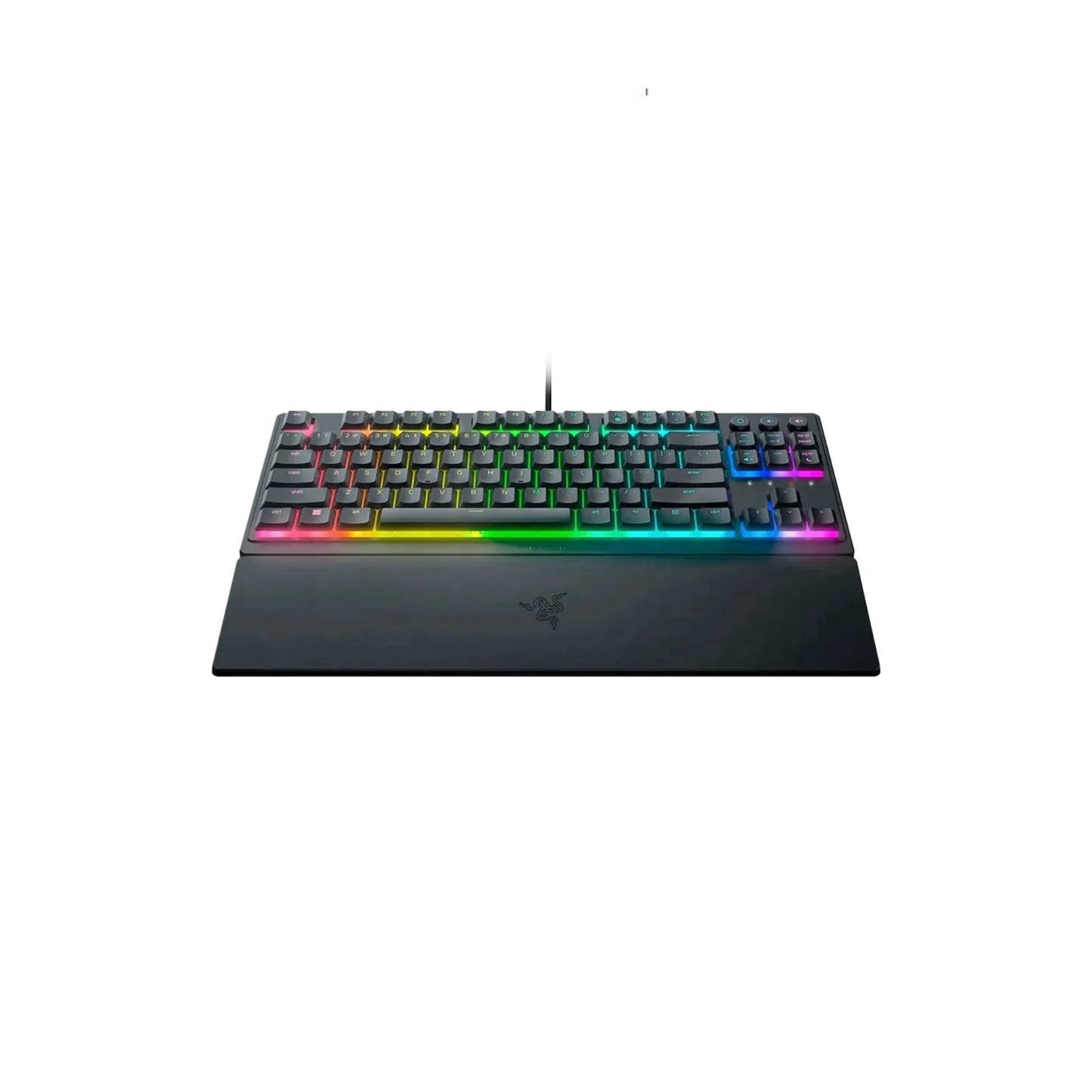 RAZER Ornata V3 | Razer Mecha Membrane Switches | UV-coated Keycaps | TKL | Ergonomic & Low Profile | Programmable Keys | Wired RGB Gaming Keyboard