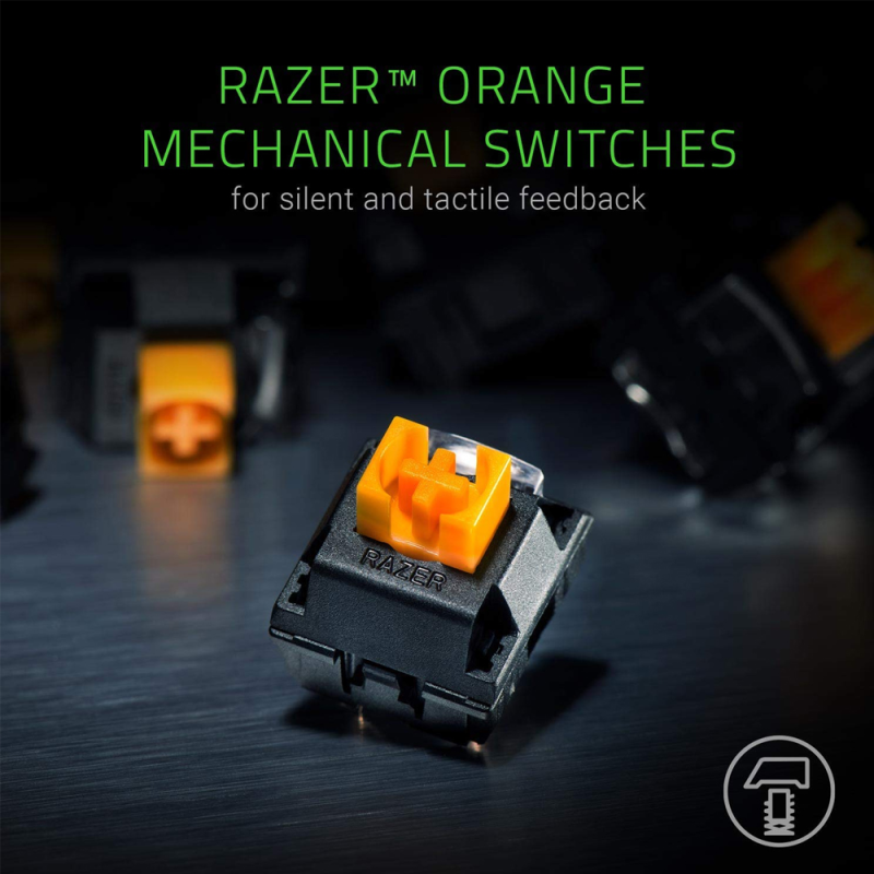RAZER BlackWidow Lite | Silent Mechanical Switches | Individually Backlit Keys | Compact Form Factor | Programmable Keys | Configurable via Razer Synapse 3 | Wired RGB Gaming Keyboard