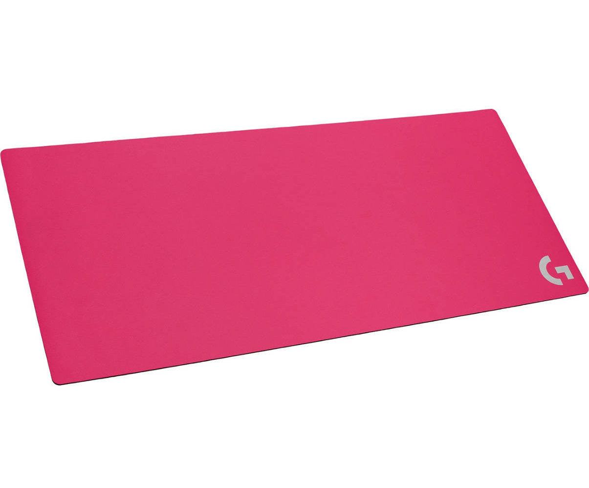 LOGITECH G840 XL | Anti-slip Rubber Base | Cloth Surface | Durable | Multi-Layer | Gaming Mousepad (Pink / 900mm x 400m x 3mm)