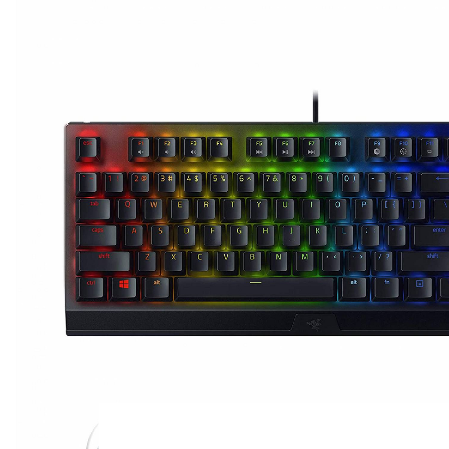 RAZER BlackWidow V3 | Razer Green Mechanical Switches | TKL | Programmable Keys | Aluminum Construction | Wired RGB Gaming Keyboard