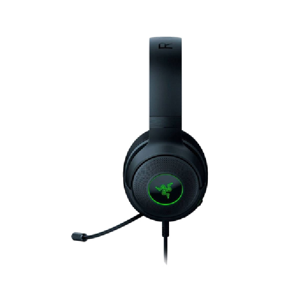 RAZER Kraken V3 X | Razer Triforce 40mm Drivers | Detachable Razer Hyperclear Cardioid Mic | 7.1 Surround Sound | Advanced Passive Noise Cancellation | Razer Chroma RGB | Wired RGB Gaming Headphones & Headsets (Black)