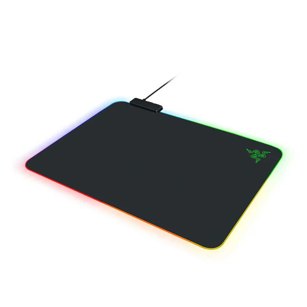 RAZER Firefly V2 | Ultra Thin Anti-slip Base | Micro-Textured Surface | Razer Chroma RGB | Built-in Cable Catch | RGB Gaming Mousepad (Black / 355mm x 255mm x 3mm)