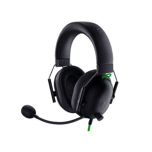 RAZER BlackShark V2 X | Razer Triforce 50mm Drivers | Fixed Razer Hyperclear Cardioid Mic | 7.1 Surround Sound | Advanced Passive Noise Cancellation | Wired Gaming Headphones & Headsets (Black)