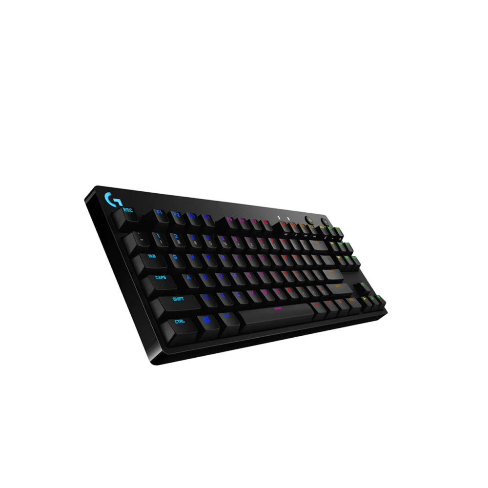 LOGITECH G Pro X | GX Advanced Mechanical Switches | 87 Keys | 3 Angles + Rubber Feet | TKL Design | LightSync RGB | 12 Programmable F-keys | Wired RGB Gaming Keyboard