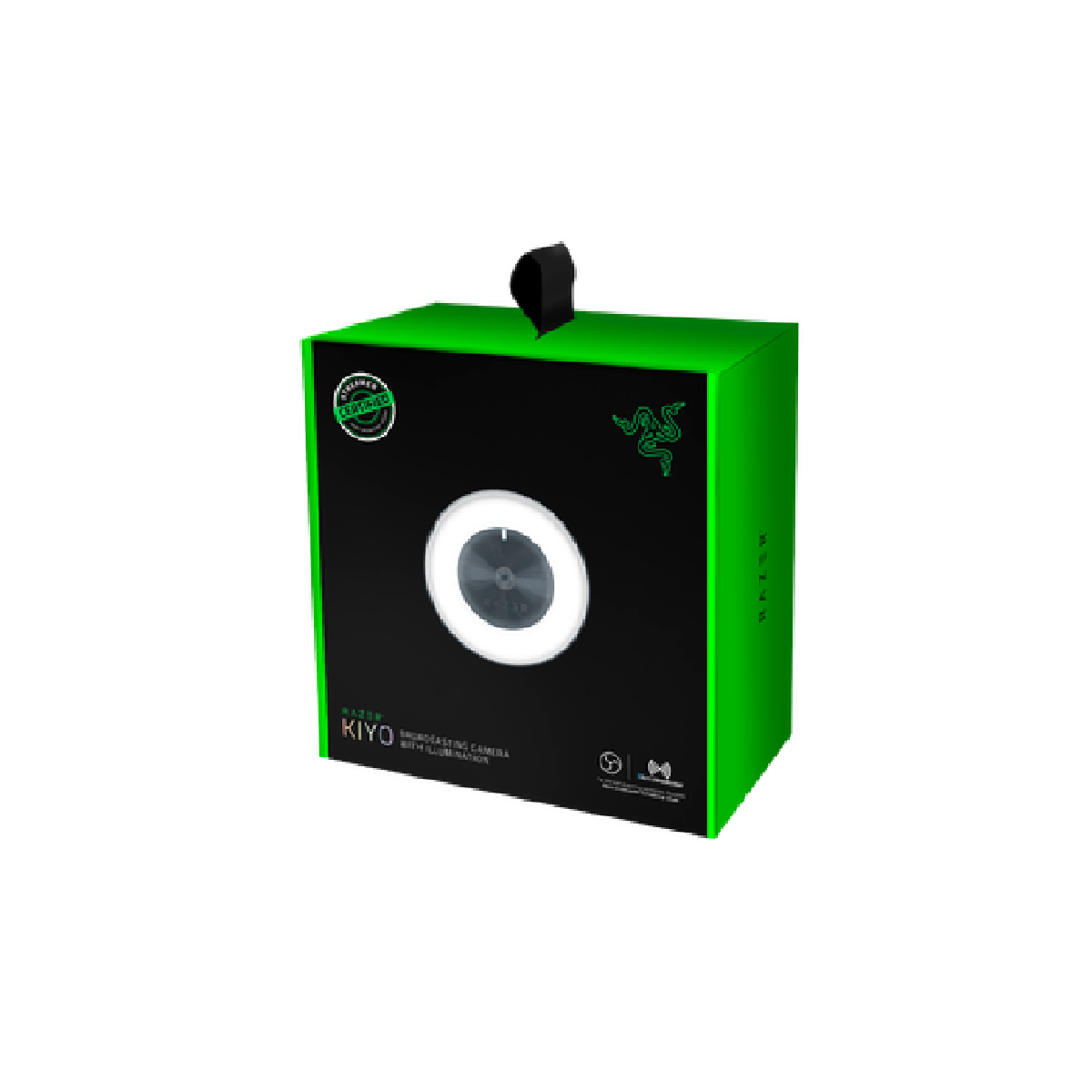 RAZER Kiyo | 1080 30FPS | 720 60FPS | Autofocus | Built-in 5600K Ring Light | Wired Gaming & Streaming Webcam