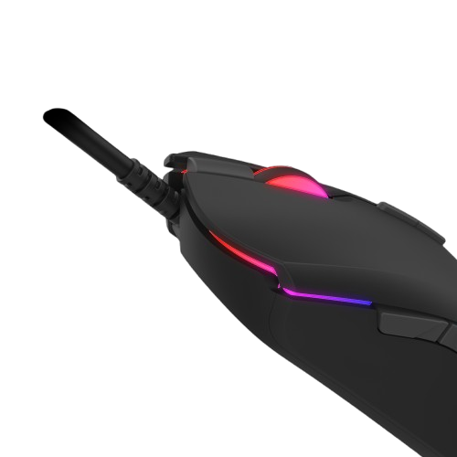FANTECH X17 Blake | Adjustable 200 - 10000 DPI | Huano 20 Million Switch | 7 Programmable Buttons | Wired Macro RGB Gaming Mouse (Black)
