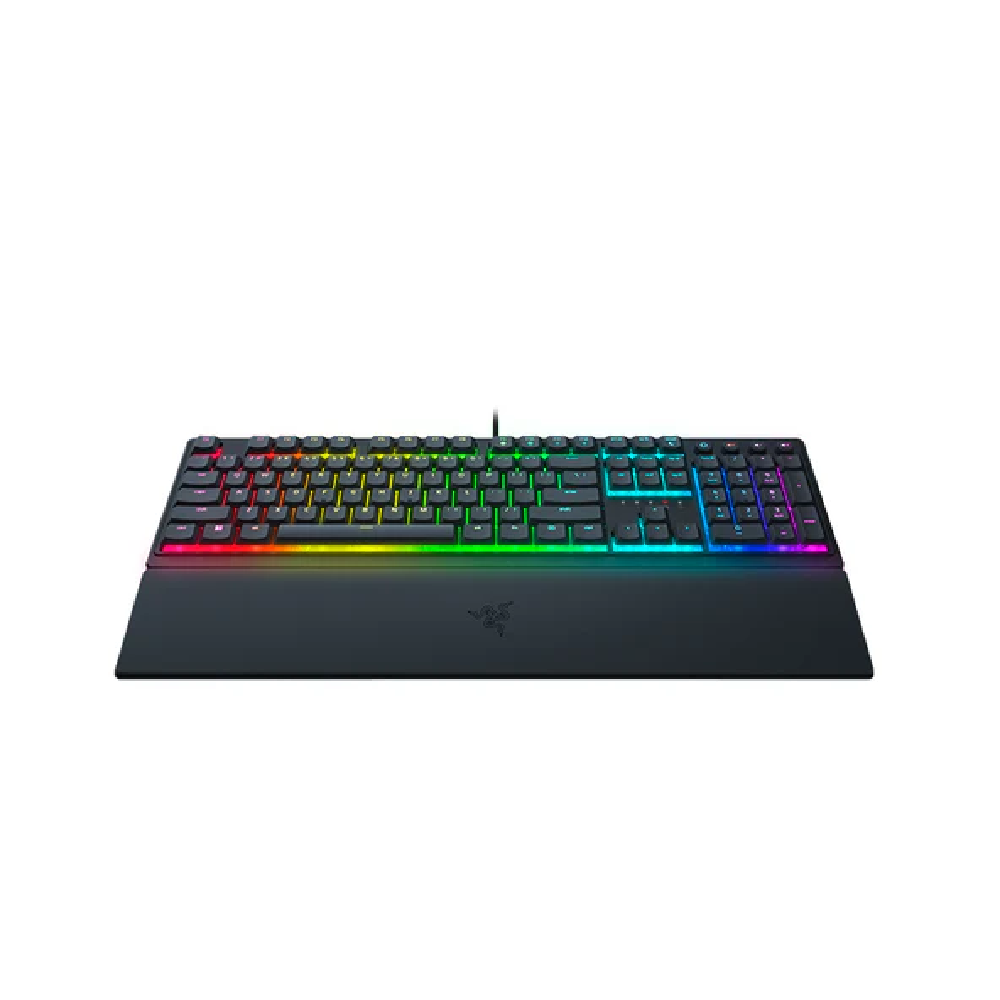 RAZER Ornata V3 | Razer Mecha Membrane Switches | UV-coated Keycaps | Ergonomic & Low Profile | Programmable Keys | Wired RGB Gaming Keyboard
