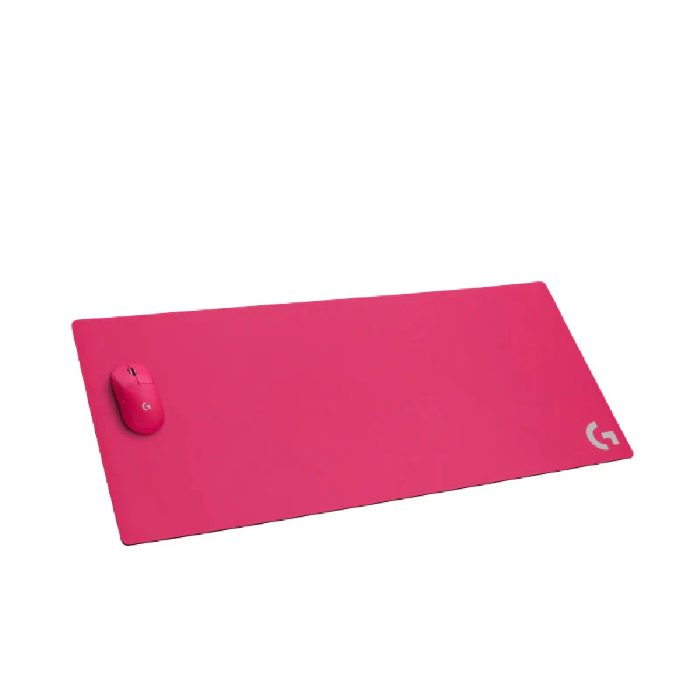 LOGITECH G840 XL | Anti-slip Rubber Base | Cloth Surface | Durable | Multi-Layer | Gaming Mousepad (Pink / 900mm x 400m x 3mm)