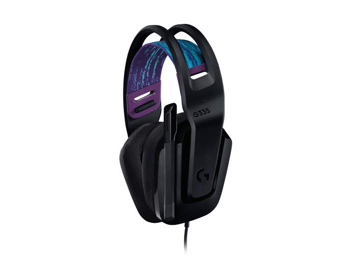 LOGITECH G335 | 40mm Neodymium Drivers | ANC | Foldable | Detachable Boom Microphone | 7.1 Surround Sound | Wired Gaming Headphones & Headsets (Black)