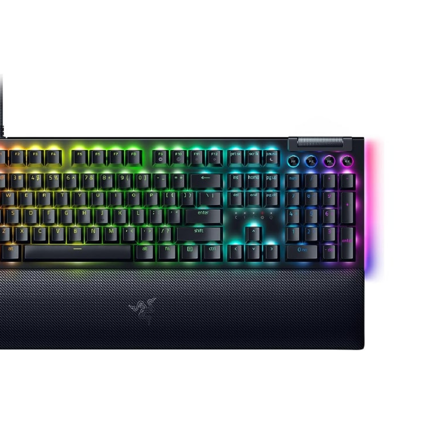 RAZER BlackWidow V4 | Razer Yellow Mechanical Switches | 2-side Underglow and Per-Key Lighting |  Programmable Keys | Aluminum Alloy Top Case | 4 Media Rolls & 6 Macro Keys | Wired RGB Gaming Keyboard