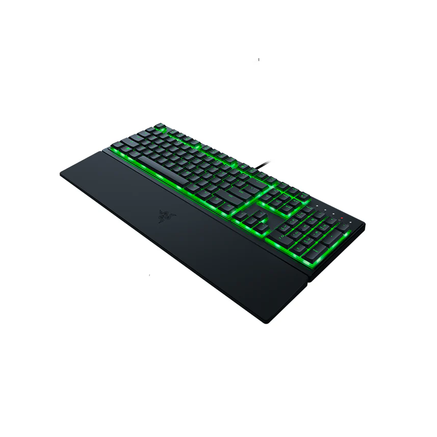 RAZER Ornata V3 X | Razer Silent Membrane Switches | UV-coated Keycaps | Ergonomic & Low Profile | Programmable Keys | Wired RGB Gaming Keyboard