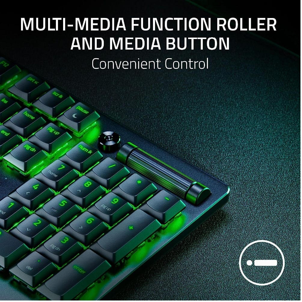RAZER DeathStalker V2 | Razer Red Optical Switches | Laser-etched Keycaps |  Programmable Keys | Aluminum Alloy Top Case | Ergonomic & Ultra-slim Casing | Wired RGB Gaming Keyboard