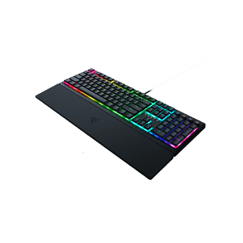 RAZER Ornata V3 | Razer Mecha Membrane Switches | UV-coated Keycaps | Ergonomic & Low Profile | Programmable Keys | Wired RGB Gaming Keyboard