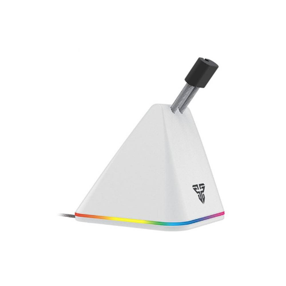FANTECH Prisma MBR01 | Mouse Wire Management | Universal Rubber Clip | RGB Mouse Bungee (White)